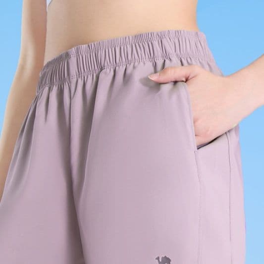 レディース ルームウェア ウエスト調整可能ショートパンツ