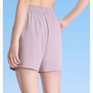 レディース ルームウェア ウエスト調整可能ショートパンツ
