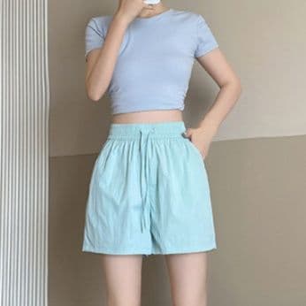 レディース ルームウェア やわらか素材の快適ショートパンツ