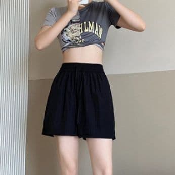 レディース ルームウェア やわらか素材の快適ショートパンツ