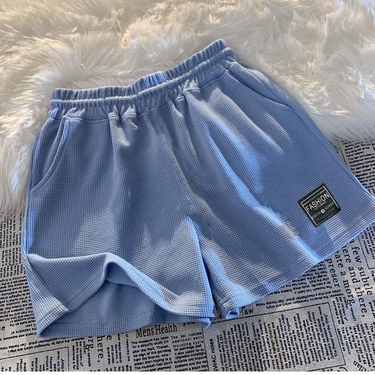 レディース ルームウェア ワッフル素材なめらかショートパンツ